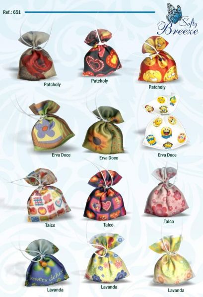 Ref: 651 Saquinhos saches aromatizantes para cada ambiente